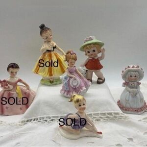 Vintage Girl Figurines - Mid Century - $15 EACH